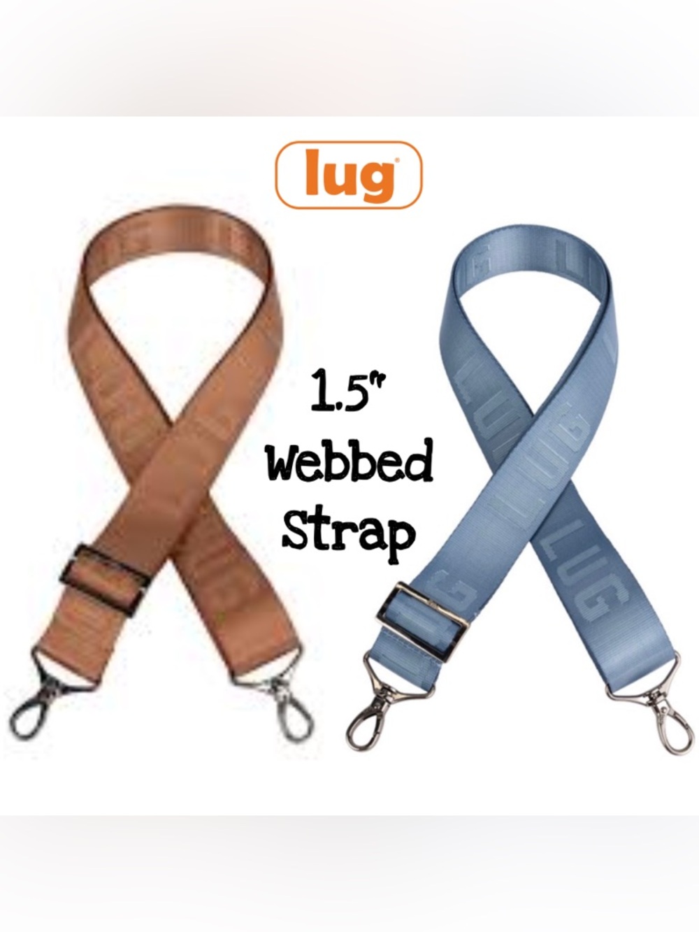 Lug 1.5" Webbed Strap NWT